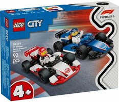 Lego City F1&reg; Williams Racing en Haas F1&reg; racewagens