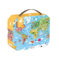 Janod Puzzel &ndash; Wereld Giant 300 stukjes