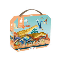 Janod Dino &ndash; Puzzel Panorama Dino 100 stukjes
