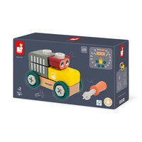 Janod Brico&rsquo;Kids &ndash; Wagen met Beer