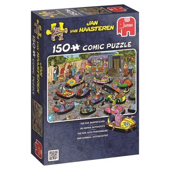 Puzzel Jan van Haasteren - De Kermis, Botsauto's