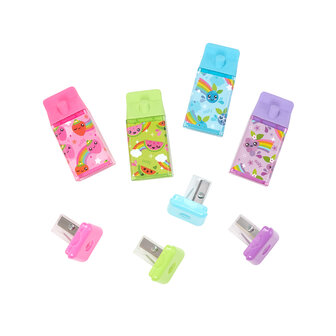Ooly &ndash; Lil Juicy Box Scented Erasers + Sharpeners groen