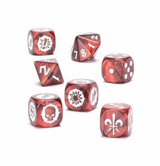Warhammer Blood Bowl Bretonnian Team Dice Set