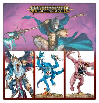 Warhammer Age of Sigmar Battleforce: Disciples of Tzeentch &ndash; Warpflame Cavalcade
