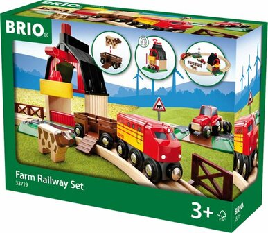 BRIO World - Treinset met boerderij