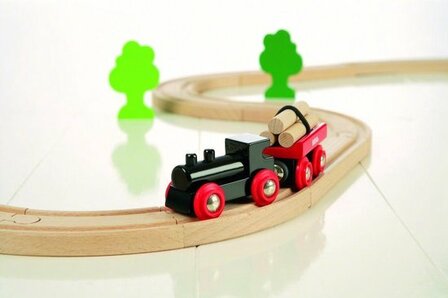BRIO Classic - Treinset met bomen
