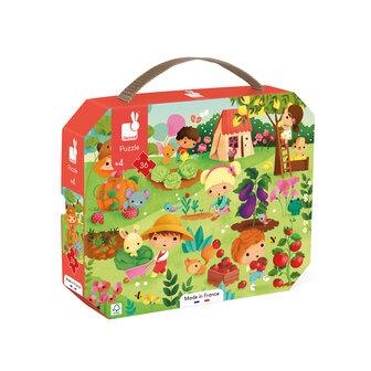 Janod Puzzel &ndash; Tuin 36 stukjes