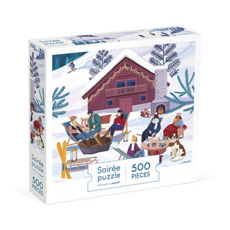 Janod Kidult Puzzel &ndash; Winter in de Berge500 stukjes