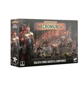 Warhammer Necromunda Goliath Forge Bosses &amp; Sumpkrocs