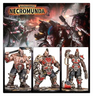 Warhammer Necromunda Goliath Forge Bosses &amp; Sumpkrocs