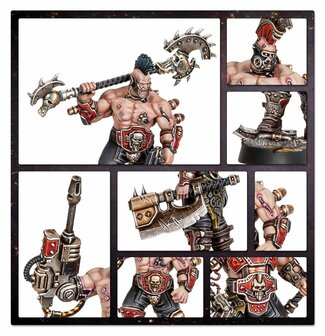 Warhammer Necromunda Goliath Forge Bosses &amp; Sumpkrocs