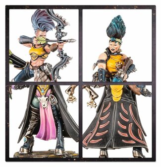 Warhamer Necromunda Escher Matriarchs &amp; Phyrr Cats