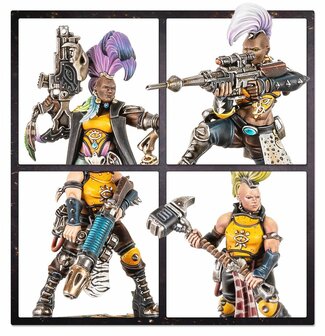 Warhamer Necromunda Escher Matriarchs &amp; Phyrr Cats