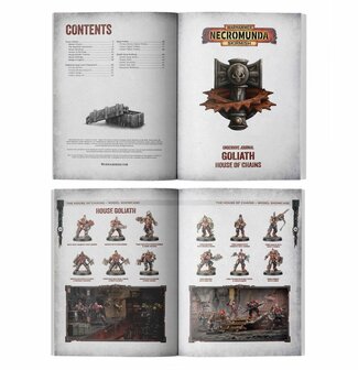 Warhammer Necromunda Skirmish Underhive Journal Goliath The house of Chains