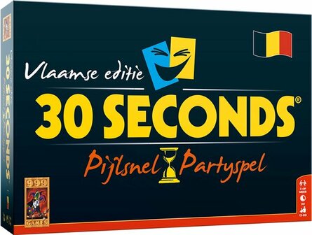 30 Seconds &reg; Vlaamse Editie - Partyspel 999 Games