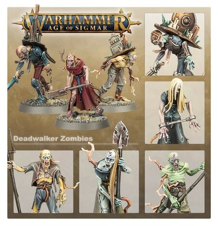 Warhammer Age of Sigmar Soulblight Gravelords Deadwalker Zombies