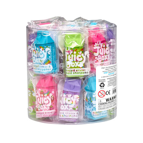 Ooly &ndash; Lil Juicy Box Scented Erasers + Sharpeners groen