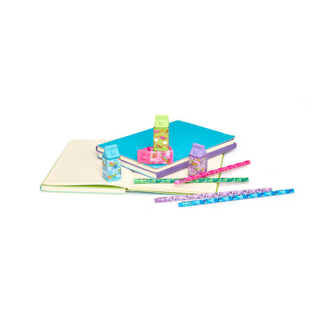 Ooly &ndash; Lil Juicy Box Scented Erasers + Sharpeners groen