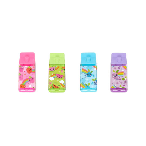 Ooly &ndash; Lil Juicy Box Scented Erasers + Sharpeners groen