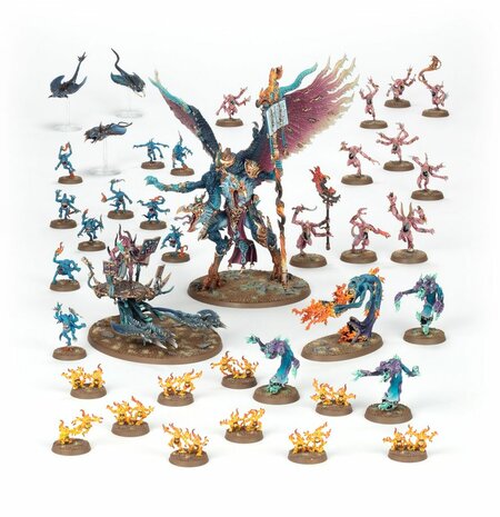 Warhammer Age of Sigmar Battleforce: Disciples of Tzeentch &ndash; Warpflame Cavalcade