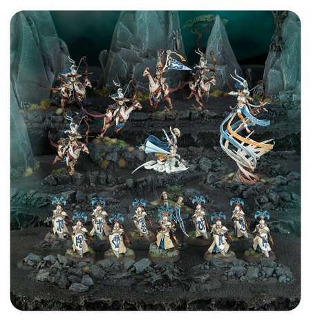 Warhammer Age of Sigmar Spearhead: Lumineth Realm-lords &ndash; Hurakan Vanguard