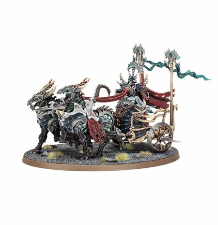 Warhammer Age of Sigmar Ossiarch Bonereapers: Liege-Kavalos on War Chariot