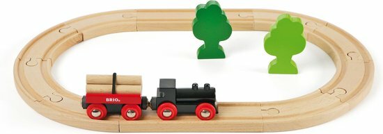 BRIO Classic - Treinset met bomen