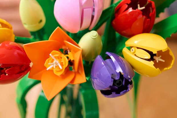 Lego Boeket met tulpen