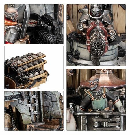 Warhammer Age of Sigmar Cities of Sigmar Cannonade Cogfort/ Conqueror Cogfort