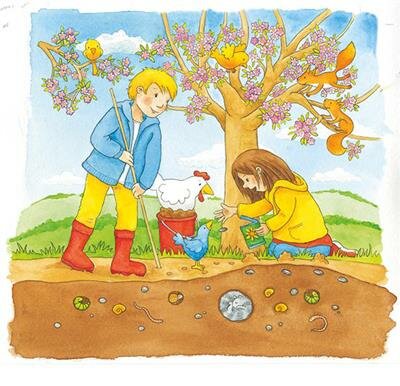 Goki Puzzel - Zonnebloemveld  