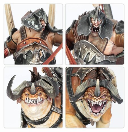 Warhammer Age of Sigmar Ogor Mawtribes Maulbeast Raiders/Cavalry