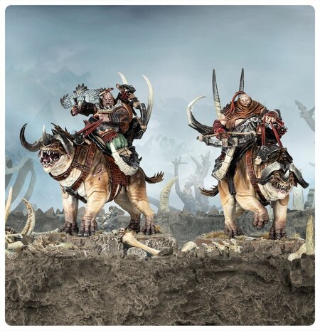 Warhammer Age of Sigmar Ogor Mawtribes Maulbeast Raiders/Cavalry