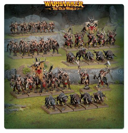 Warhammer The Old World Beastmen Brayherds: Battle March Army