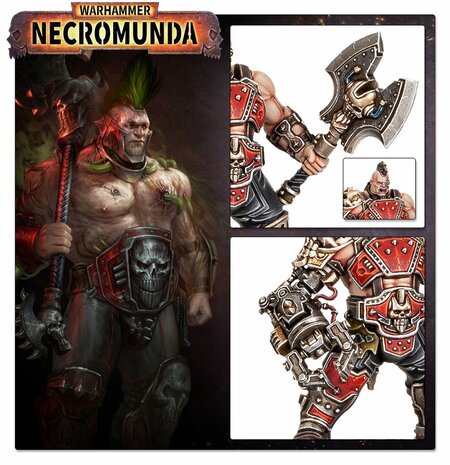 Warhammer Necromunda Goliath Forge Bosses & Sumpkrocs