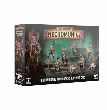 Warhamer Necromunda Escher Matriarchs & Phyrr Cats
